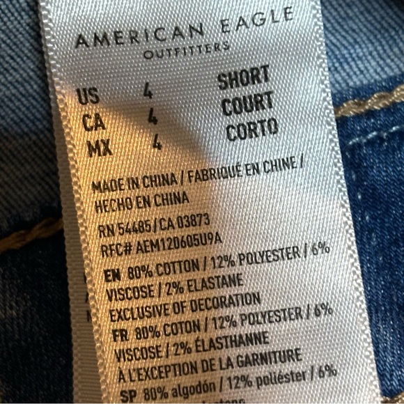 AE Hi-Rise Distressed Jegging Jeans 4S or 4 Short - Picture 9 of 9